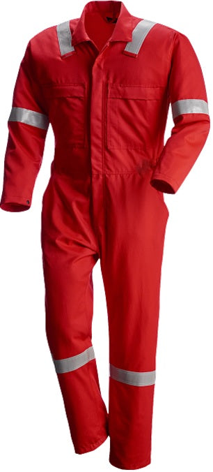 SMC-020326 100% Cotton Coverall Red Color