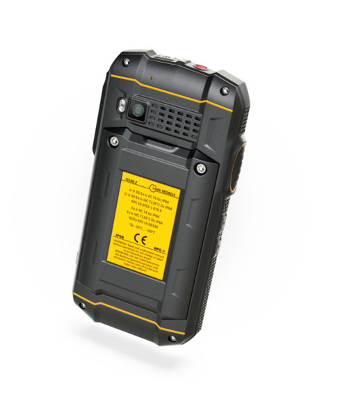 i.safe MOBILE IS530.2 Intrinsically Safe Smartphone — Rear/Back View | 13 MP Camera