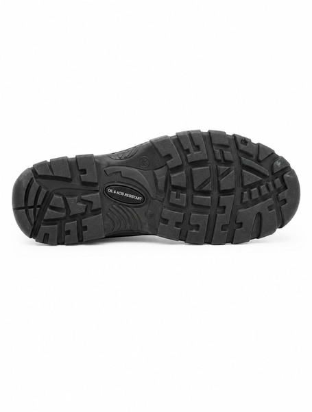 Alt Text:	Remart DPU-9096 Safety Boot — Double Density PU Anti-Slip Outsole Bottom View | Oil & Acid Resistant