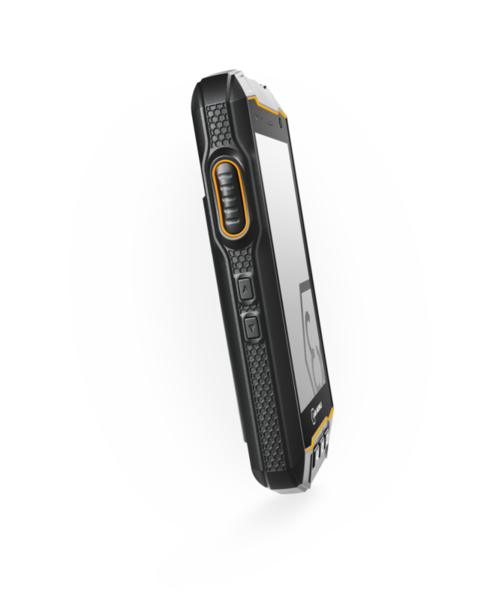 i.safe MOBILE IS530.2 — Left Side View | ISM Interface Port | SOS Key