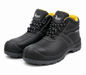 Remart DPU-9096 Black Safety Boots Pair — Front 3/4 View | High Ankle | Steel Toe | Dubai