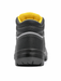 Remart DPU-9096 Safety Boot — Rear View Showing Yellow Padded Collar Lining & Reflective Strip | Abu Dhabi
