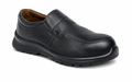 Remart ESB black slip-on non-metal composite toe safety shoe front view S3 standard Dubai UAE