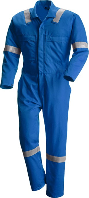 FIRE RETARDANT COVERALL BLUE